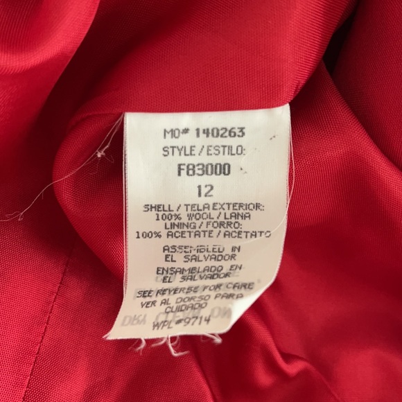 Vintage Sag Harbor wool red classic blazer - Picture 7 of 7